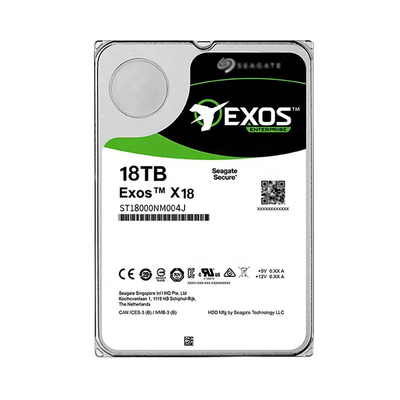 256MB Cache 3.5 inch Seagate Exos X18 18tb Enterprise Hdd ST18000NM004J