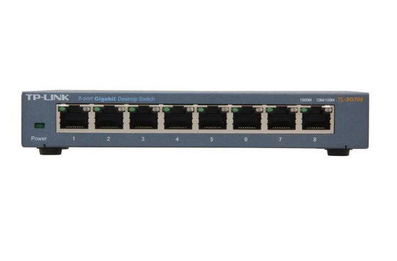 Switch mạng Gigabit Ethernet gốc TL-SG108 8 cổng
