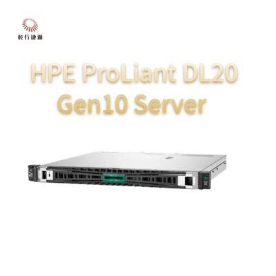 Máy chủ HPE ProLiant DL20 Gen10 Nhỏ gọn Đa năng Dành cho Doanh nghiệp Chuỗi Bán lẻ, máy chủ 2 chiều, máy chủ lưu trữ dữ liệu