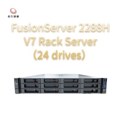 Máy chủ dạng rack FusionServer 2288H V7 (24 ổ đĩa) Hiệu suất mạnh mẽ, bộ xử lý Intel 8 lõi, máy chủ lưu trữ dữ liệu