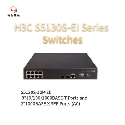 H3C S5130S-10P-EI Series Enhanced Gigabit Access Switches,network data switch,managed network switch nhà cung cấp