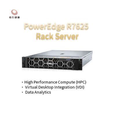2U Two Socket PowerEdge R7625 Rack Server 4th Gen AMD EPYC TM Bộ xử lý lên đến 8x PCIe Gen5 khe cắm 12 X 2.5 "SATA / SAS SSD