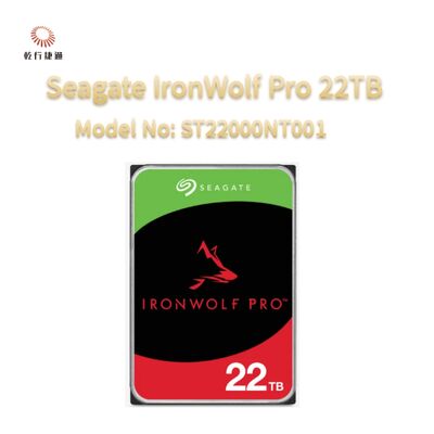 Seagate IronWolf Pro 22TB Mã số: ST22000NT001