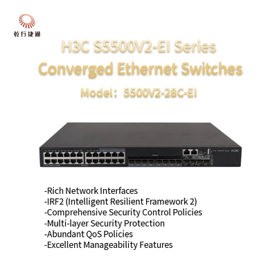 H3C S5500V2-EI Series S5500V2-28C-EI High-performance Converged Ethernet Switches