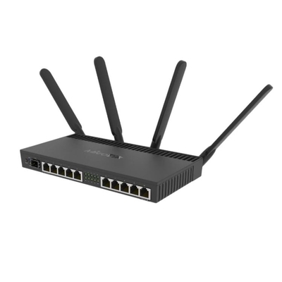 SFP + 10Gbps MikroTik RB4011 CPU lõi tứ 1.4Ghz Bộ định tuyến Mikrotik Rb4011