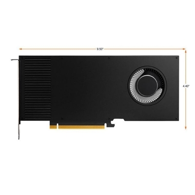Card đồ họa dò tia NVIDIA RTX A4000 16GB GDDR6 256 Bit GPU một khe cắm 448GB/S