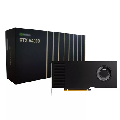 Card đồ họa dò tia NVIDIA RTX A4000 16GB GDDR6 256 Bit GPU một khe cắm 448GB/S