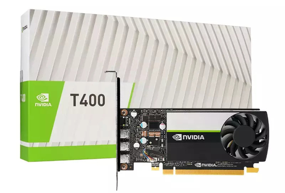 Card đồ họa Geforce NVIDIA T400 4GB 2GB GDDR6 Ba cổng hiển thị nhỏ