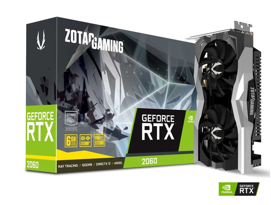 Card đồ họa Geforce 14Gbps 6GB ZOTAC GAMING GeForce RTX 2060 Twin Fan