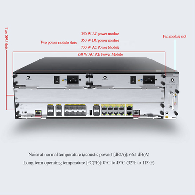 NetEngine AR6300 Bộ định tuyến mạng doanh nghiệp HUAWEI 2 * Khe cắm SRU 4 * Khe cắm SIC