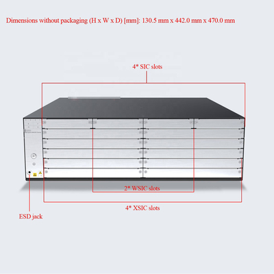 NetEngine AR6300 Bộ định tuyến mạng doanh nghiệp HUAWEI 2 * Khe cắm SRU 4 * Khe cắm SIC