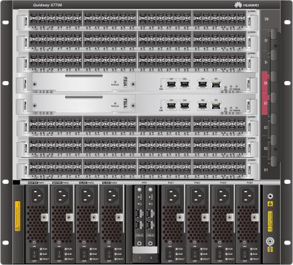 Bộ chuyển mạch Datacom Huawei S7706 Bộ chuyển mạch cáp quang 10G với 2 * MCUA