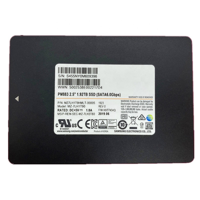 Ổ cứng bên trong SATA 6.0 Gbps 1.92TB SSD Samsung PM883 MZ7LH1T9HMLT