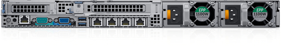 Máy chủ giá đỡ Dell Emc 1u Poweredge R640 28 lõi trên mỗi bộ xử lý