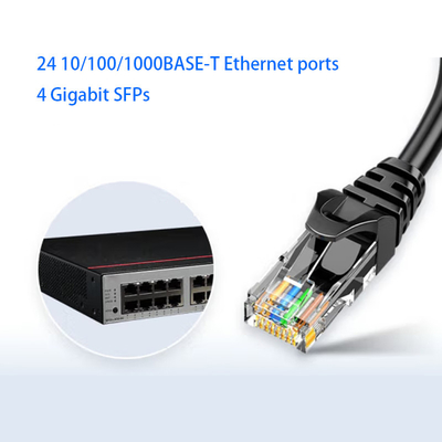 S5735S-L24T4S-QA2 Huawei Switch 24 cổng Gigabit Ethernet + 4 cổng Sợi quang Gigabit