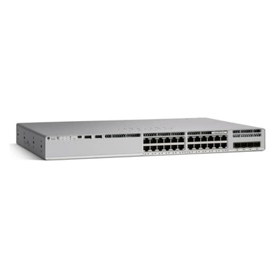 C9200L Series Cisco Network Switch Layer 2 Access Enterprise Gigabit 24 cổng 4x 1/10G Liên kết cố định C9200L-24T-4X-E