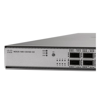 N9K-C9316D-GX Datacom Switch với 16p 400/100G QSFP-DD RJ-45 SFP 4 lõi CPU 128GB SSD