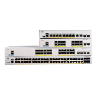 Chuyển đổi quản lý mạng Cisco C1000-8P-E-2G-L 8-port gigabit 2x 1G SFP và RJ-45 combo uplinks POE 67W