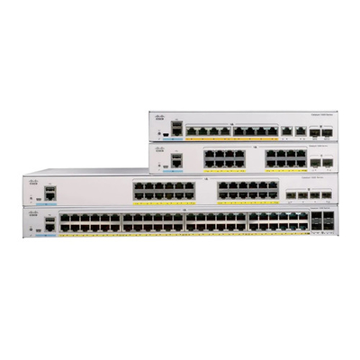 Cisco C1000-24P-4X-L chuyển đổi truy cập 24Gigabit Ethernet RJ45 PoE + Uplink giao diện 4 SFP + 195W