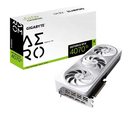 Rand NVIDIA GeForce RTX 4070 TIAERO OC 12G GPU Desktop PCI Express giao diện HD DP DisplayPort đầu ra 8GB Video Memo