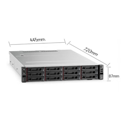 Máy chủ Rack Lenovo HR650X 2U Gold 5218*2/128G/480G+4*1.2T/R730-8i