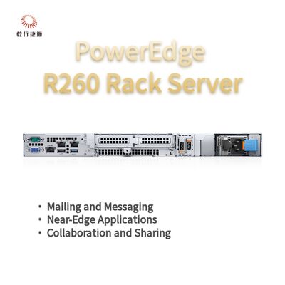 Máy chủ lưu trữ dạng rack Dell PowerEdge R260, máy chủ lưu trữ dữ liệu, máy chủ lưu trữ tùy chỉnh