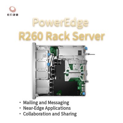 Máy chủ lưu trữ dạng rack Dell PowerEdge R260, máy chủ lưu trữ dữ liệu, máy chủ lưu trữ tùy chỉnh