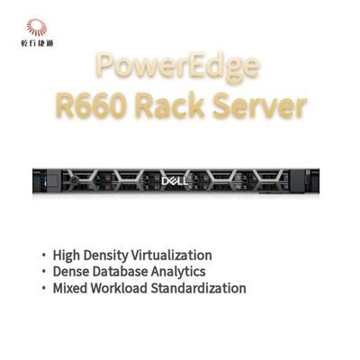 Dell PowerEdge R660 Rack Server, hệ thống lưu trữ flash, máy chủ CPU Xeon, máy chủ lưu trữ tùy chỉnh