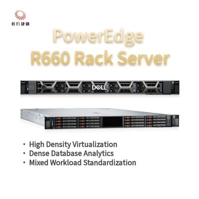 Dell PowerEdge R660 Rack Server, hệ thống lưu trữ flash, máy chủ CPU Xeon, máy chủ lưu trữ tùy chỉnh