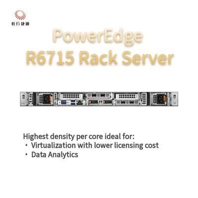 Dell PowerEdge R6715 Rack Server, máy chủ lưu trữ tùy chỉnh, máy chủ hai chiều