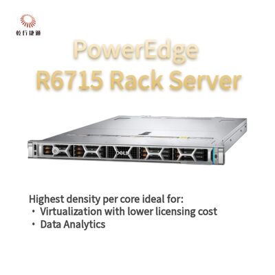 Dell PowerEdge R6715 Rack Server, máy chủ lưu trữ tùy chỉnh, máy chủ hai chiều