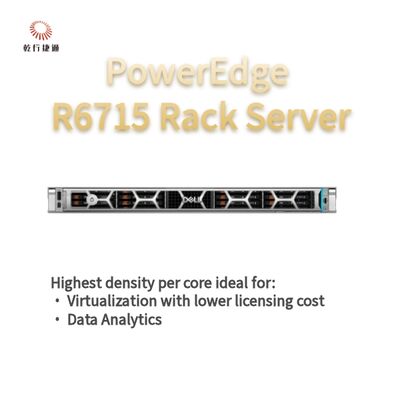 Dell PowerEdge R6715 Rack Server, máy chủ lưu trữ tùy chỉnh, máy chủ hai chiều