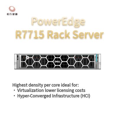 Dell PowerEdge R7715 Rack Storage Server, máy chủ lưu trữ tùy chỉnh, máy chủ hai chiều