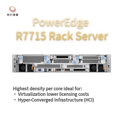 Dell PowerEdge R7715 Rack Storage Server, máy chủ lưu trữ tùy chỉnh, máy chủ hai chiều