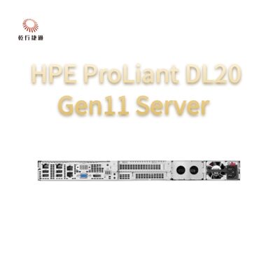 HPE ProLiant DL20 Gen11 Rack Server, hệ thống lưu trữ flash,1U Rackmount Server