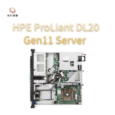 HPE ProLiant DL20 Gen11 Rack Server, hệ thống lưu trữ flash,1U Rackmount Server
