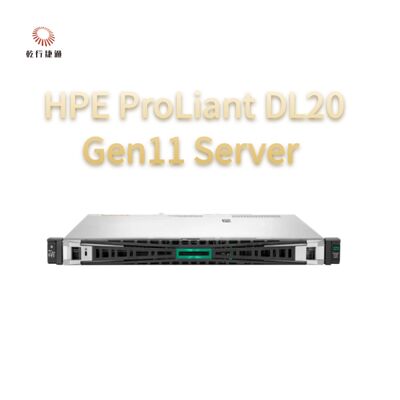 HPE ProLiant DL20 Gen11 Rack Server, hệ thống lưu trữ flash,1U Rackmount Server