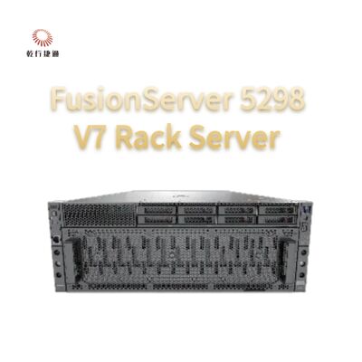 Máy chủ Rack Dell FusionServer 5298 V7, bộ xử lý Intel 8 lõi, máy chủ lưu trữ dữ liệu