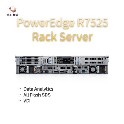 Dell PowerEdge R7525 2U Rack Server cung cấp hiệu suất mạnh mẽ và cấu hình linh hoạt