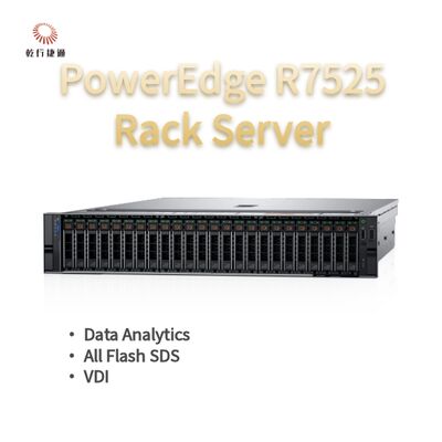 Dell PowerEdge R7525 2U Rack Server cung cấp hiệu suất mạnh mẽ và cấu hình linh hoạt
