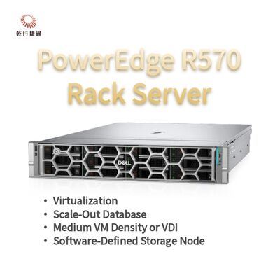 Dell PowerEdge R570 Rack Server với 144 lõi 384 TB lưu trữ và thiết kế tiết kiệm năng lượng