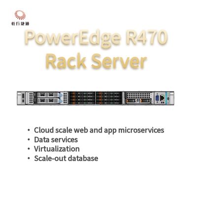 Dell PowerEdge R470 Máy chủ với 144 lõi 4TB DDR5 Bộ nhớ trong 1U Rack Form Factor