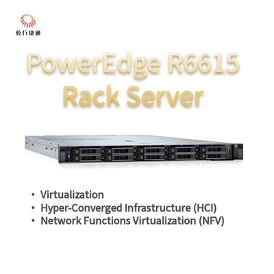 Máy chủ rack 1U Dell PowerEdge R6615 với 128 bộ nhớ và làm mát bằng chất lỏng trực tiếp