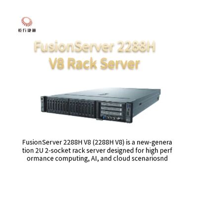 Máy chủ Rackmount cho Trung tâm dữ liệu FusionServer 2288H V8 Máy chủ 2U 2 Socket
