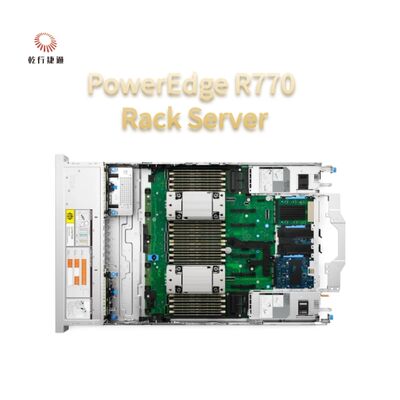 PowerEdge R770 2U máy chủ rack hai ổ cắm bộ xử lý Intel Xeon 6