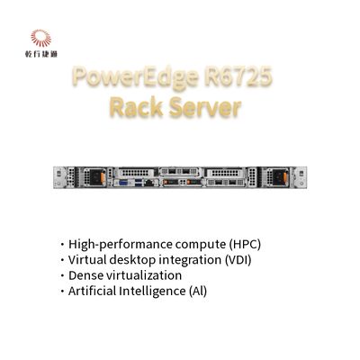 Máy chủ rack công nghệ cao PowerEdge R6725 1U với bộ xử lý AMD EPYC 9005 Series