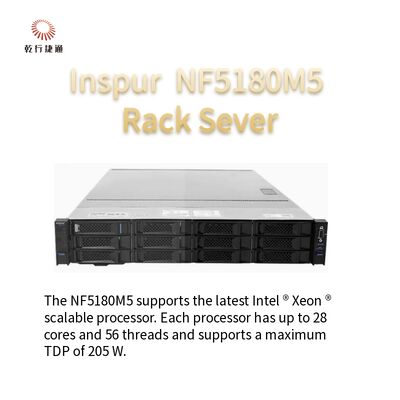 Inspur NF5180M5 Máy chủ lưu trữ giá đỡ 1U Mật độ tính toán liền mạch