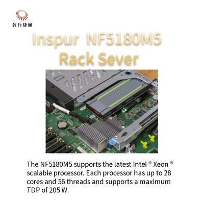 Inspur NF5180M5 Máy chủ lưu trữ giá đỡ 1U Mật độ tính toán liền mạch