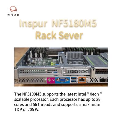Inspur NF5180M5 Máy chủ lưu trữ giá đỡ 1U Mật độ tính toán liền mạch