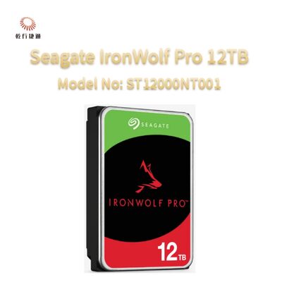 Ổ cứng Seagate IronWolf Pro 12TB Mã số: ST12000NT001
